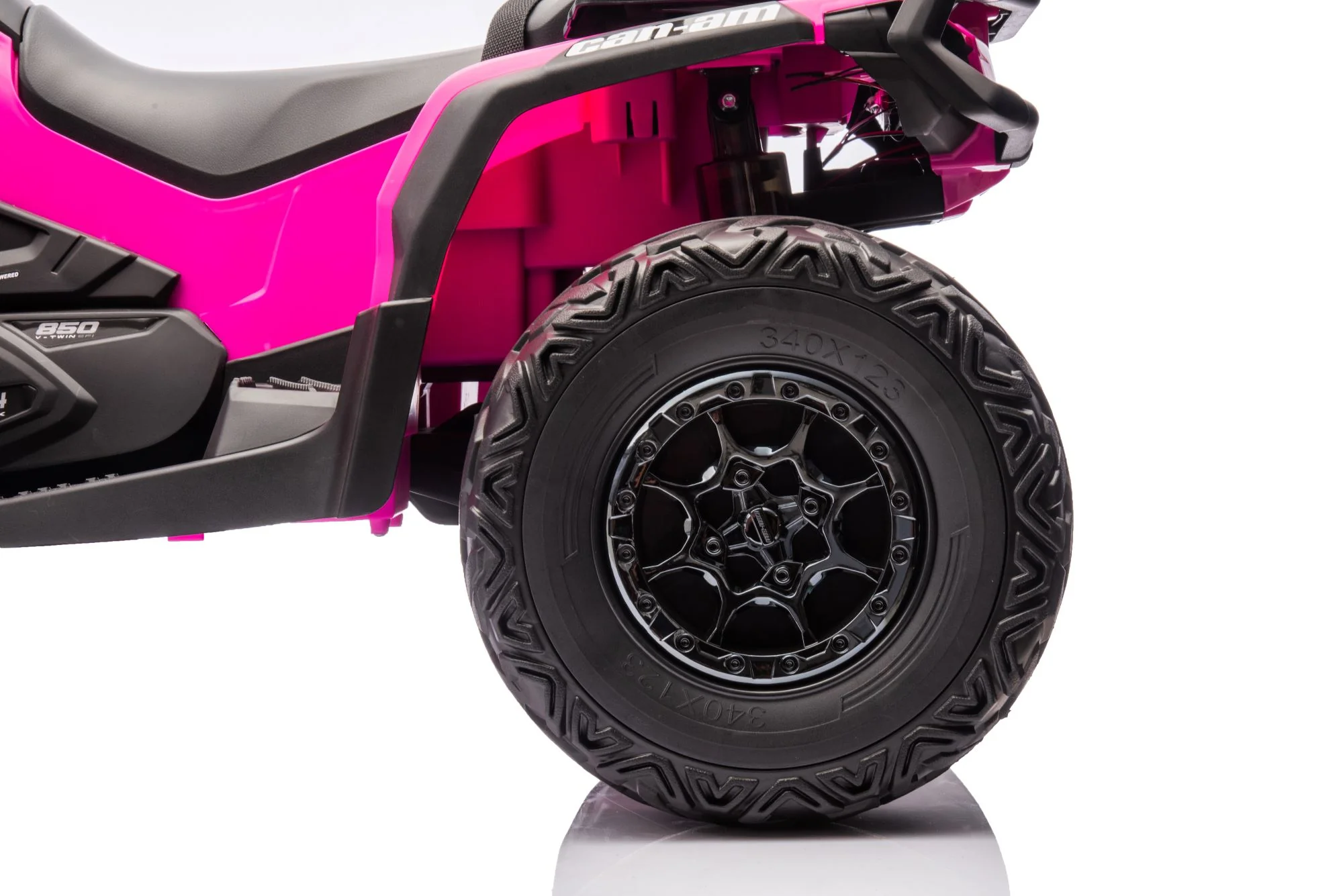 24V 800W -2 Seater  Licensed Can-Am Outlander Monster 4×4 ATV Quad Bike– Barbie Pink ETA 10th May 2026 - Image 15