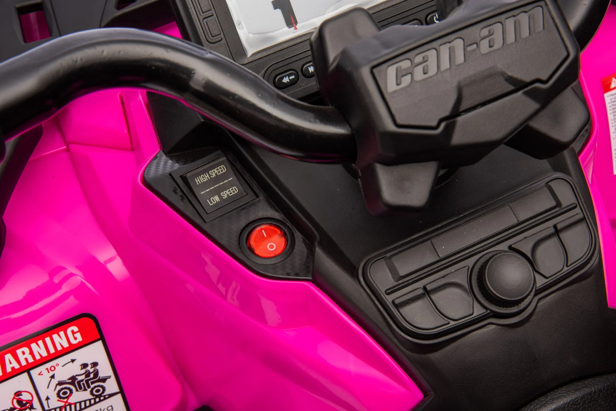 24V 800W -2 Seater  Licensed Can-Am Outlander Monster 4×4 ATV Quad Bike– Barbie Pink ETA 10th May 2026 - Image 23
