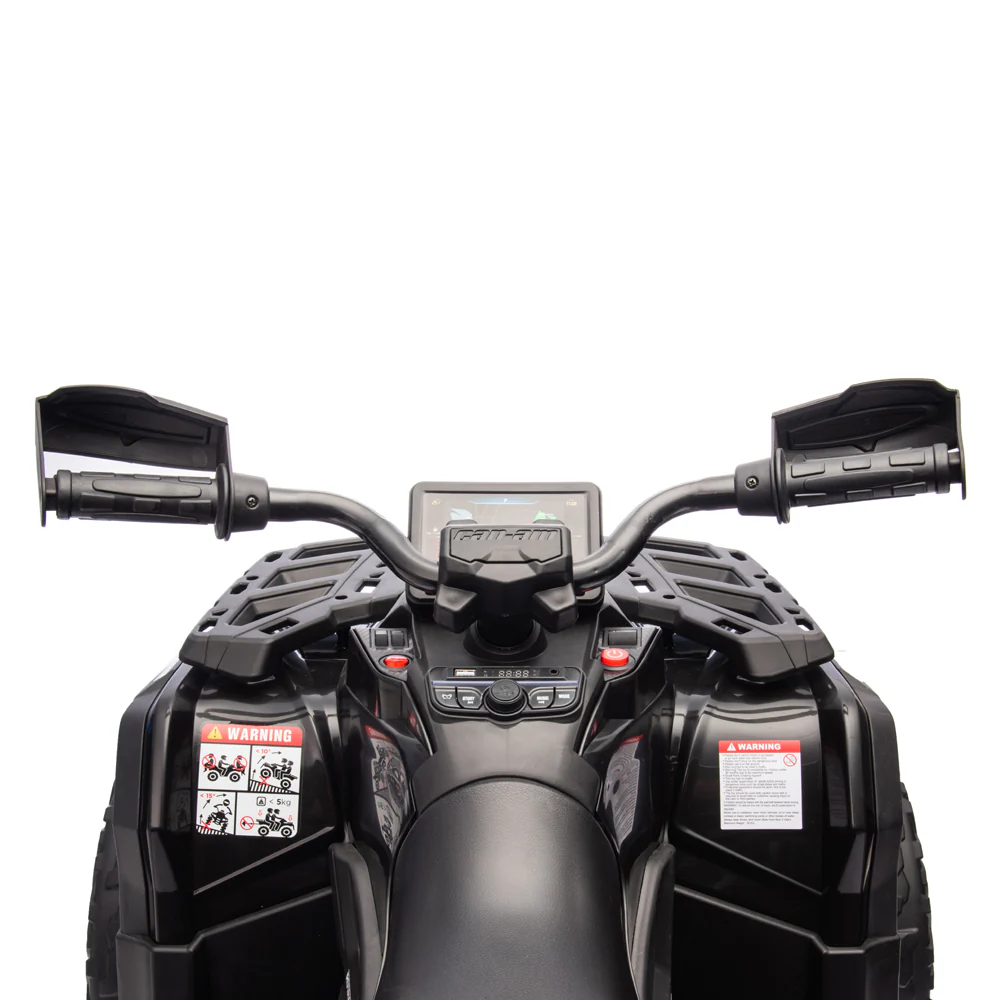 24V 800W -2 Seater  Licensed Can-Am Outlander Monster 4×4 ATV Quad Bike – Black ETA 10th May 2026 - Image 14