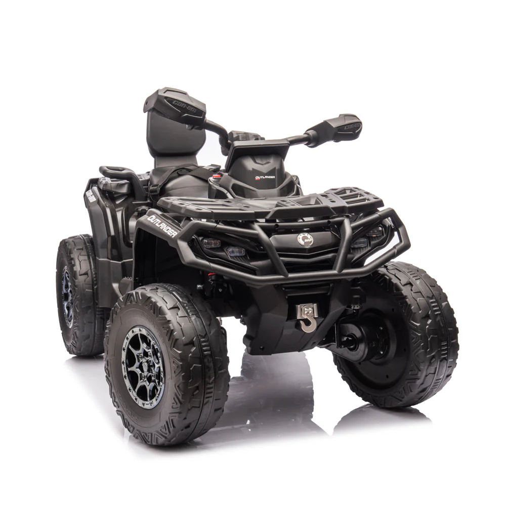24V 800W -2 Seater  Licensed Can-Am Outlander Monster 4×4 ATV Quad Bike – Black ETA 10th May 2026 - Image 4