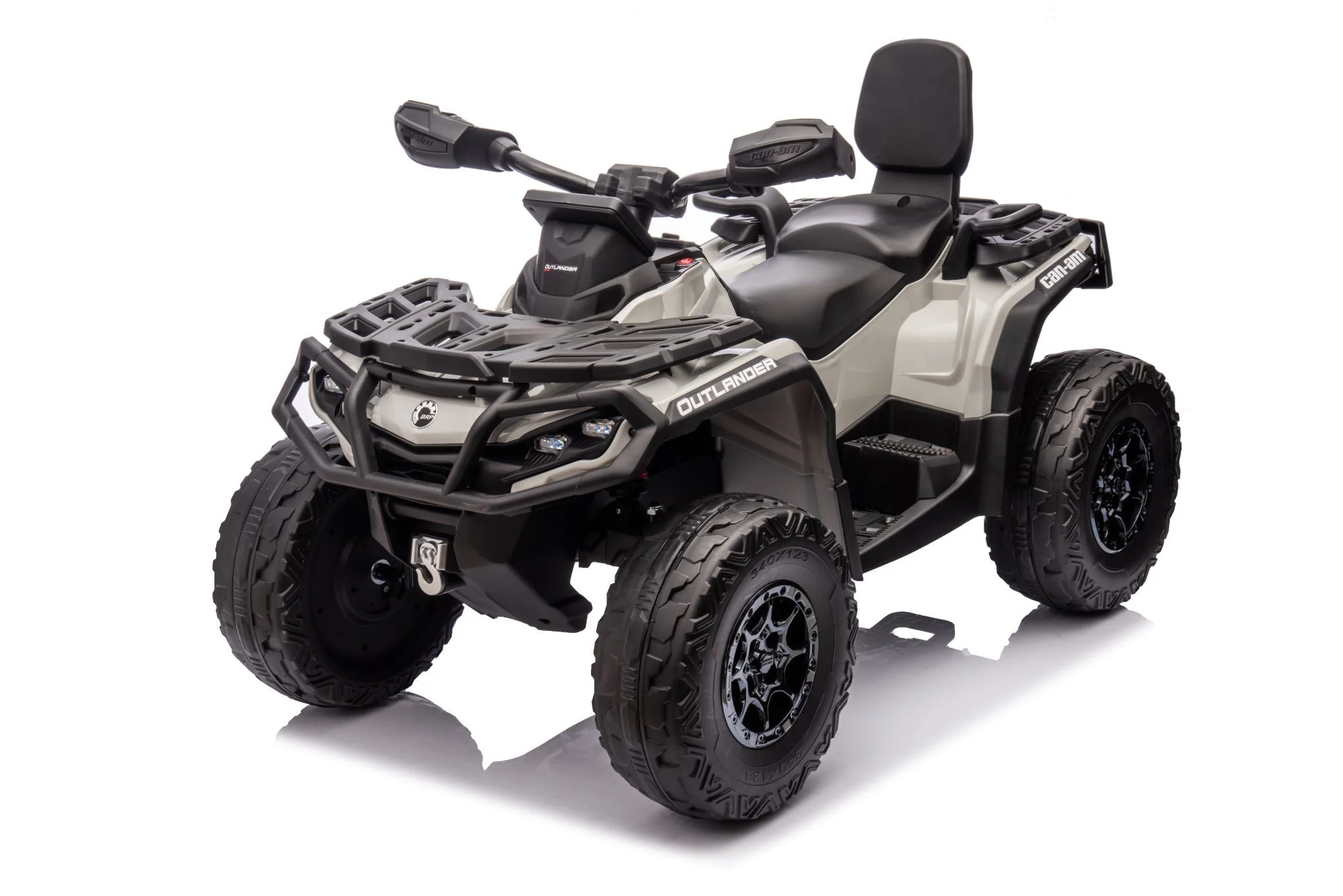 24V 800W -2 Seater  Licensed Can-Am Outlander Monster 4×4 ATV Quad Bike - KHAKI ETA 10th May 2026 - Image 26
