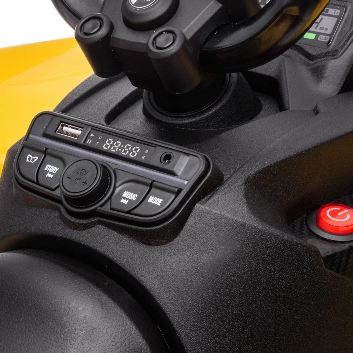 24V 800W Licensed Can-Am Renegade 4×4 ATV Quad Bike – Yellow ETA 10th May 2026 - Image 12
