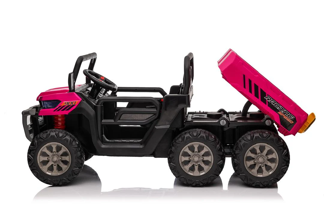 24v Construction Truck 4x4 with Electric Tipping Bed Rose Pink ETA 25th April 2026 - Image 6
