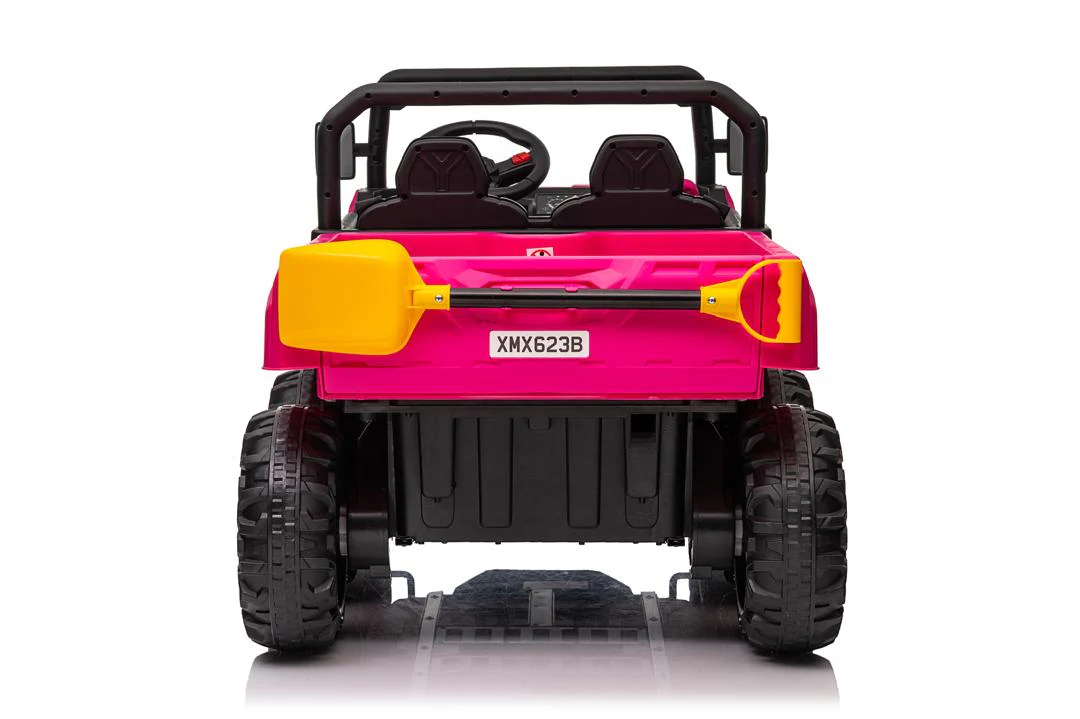 24v Construction Truck 4x4 with Electric Tipping Bed Rose Pink ETA 25th April 2026 - Image 7