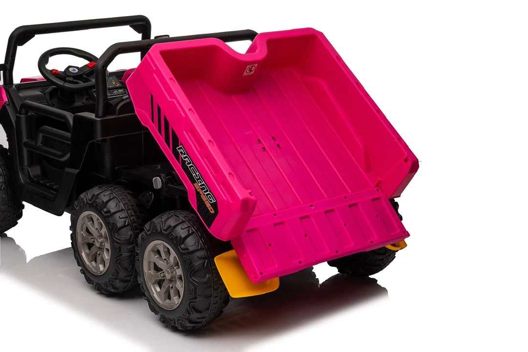 24v Construction Truck 4x4 with Electric Tipping Bed Rose Pink ETA 25th April 2026 - Image 9