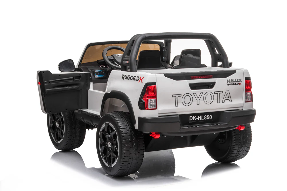 24v x 14 Ah licensed 800 w 4x4 Toyota Hilux Kids Ride on Car White ETA 10th May 2026 - Image 3