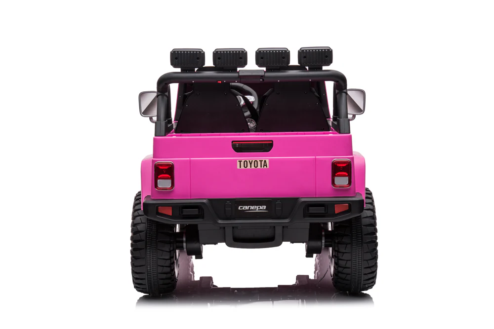 24v Licenced Toyota Land Cruiser Jeep 4x4 Ride on Car – Pink ETA 10th May 2026 - Image 5