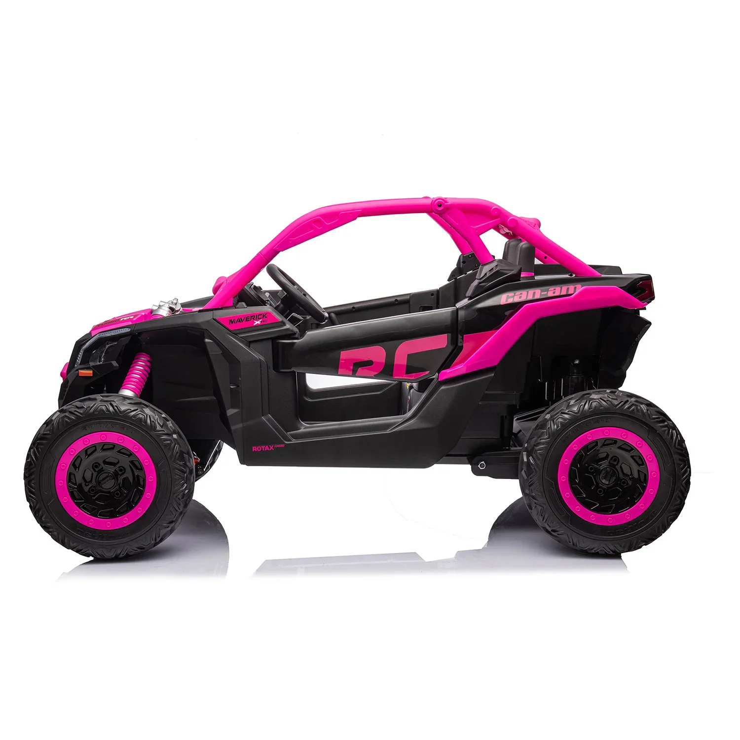 24v x 14 Ah Licensed 4x4 Can-Am-800w RC Kids Ride on Car, UTV 2-Seater – Barbie Pink Pre-Order ETA 10th May 2026 - Image 6