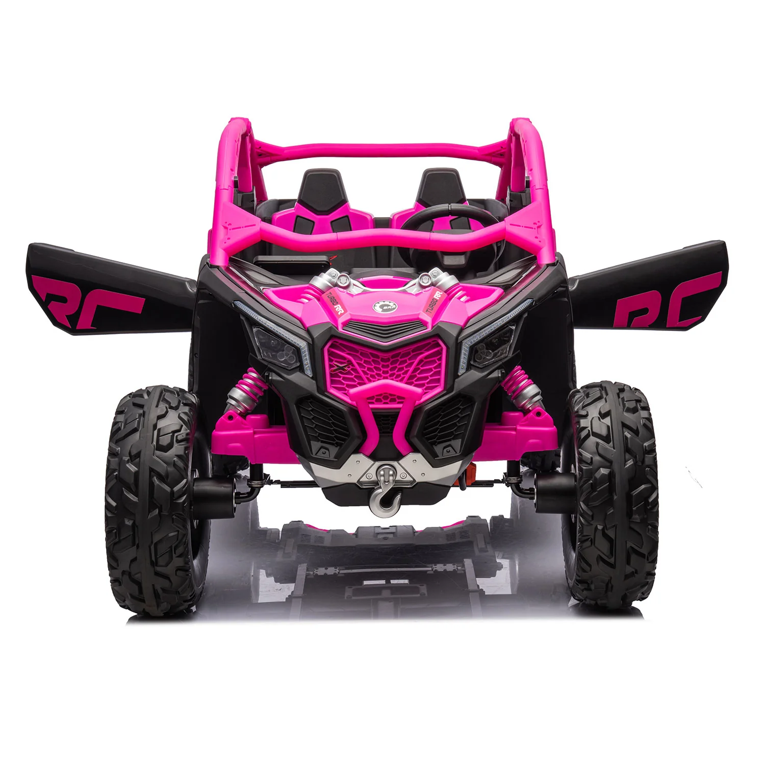 24v x 14 Ah Licensed 4x4 Can-Am-800w RC Kids Ride on Car, UTV 2-Seater – Barbie Pink Pre-Order ETA 10th May 2026 - Image 7