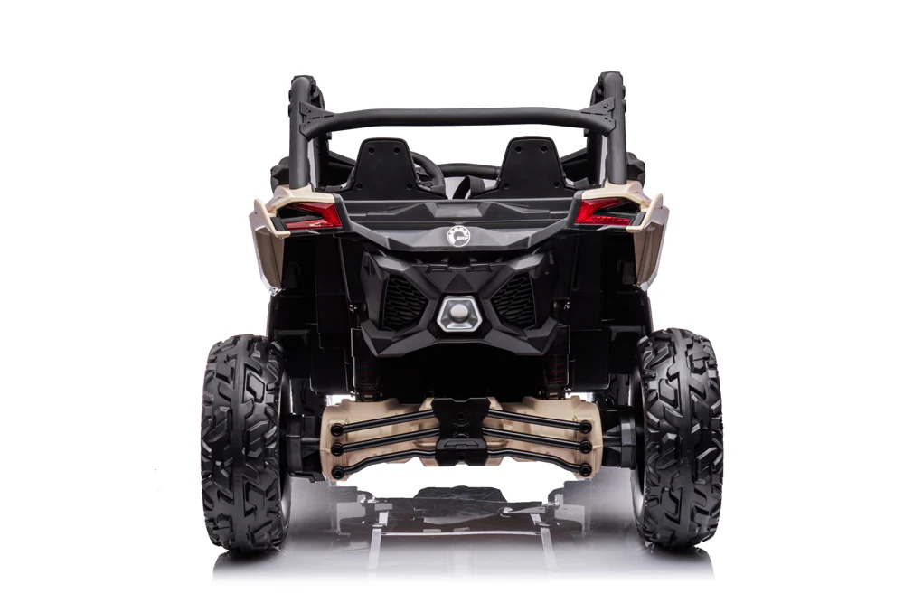 24v x 14 Ah Licensed 4x4 Can-Am-800w RC Kids Ride on Car, UTV 2-Seater - Black ETA 10th May 2026 - Image 8