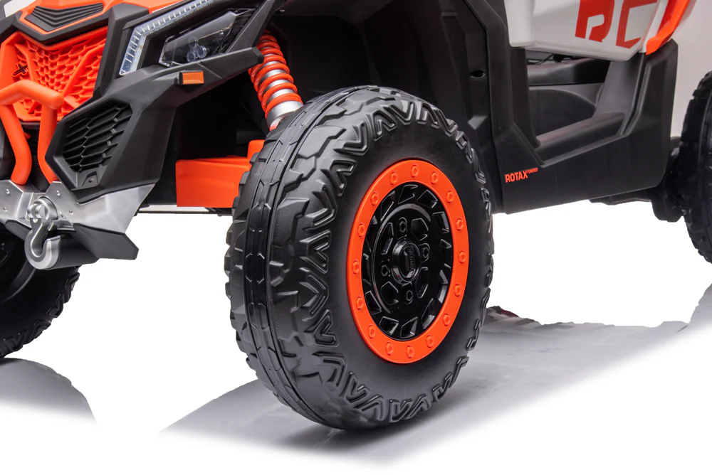 24v x 14 Ah Licensed 4x4 Can-Am-800w RC Kids Ride on Car, UTV 2-Seater – Orange ETA 10th May 2026 - Image 13