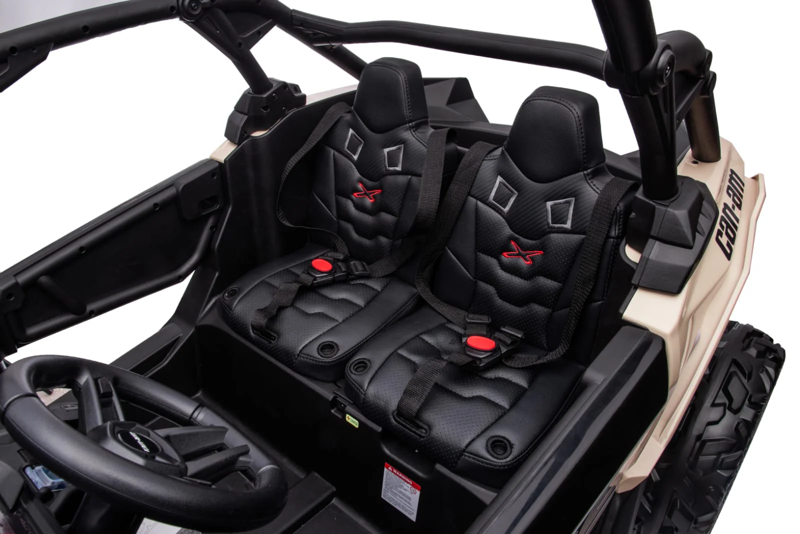 24v x 14 Ah Licensed 4x4 Can-Am-800w RC Kids Ride on Car, UTV 2-Seater – Orange ETA 10th May 2026 - Image 2