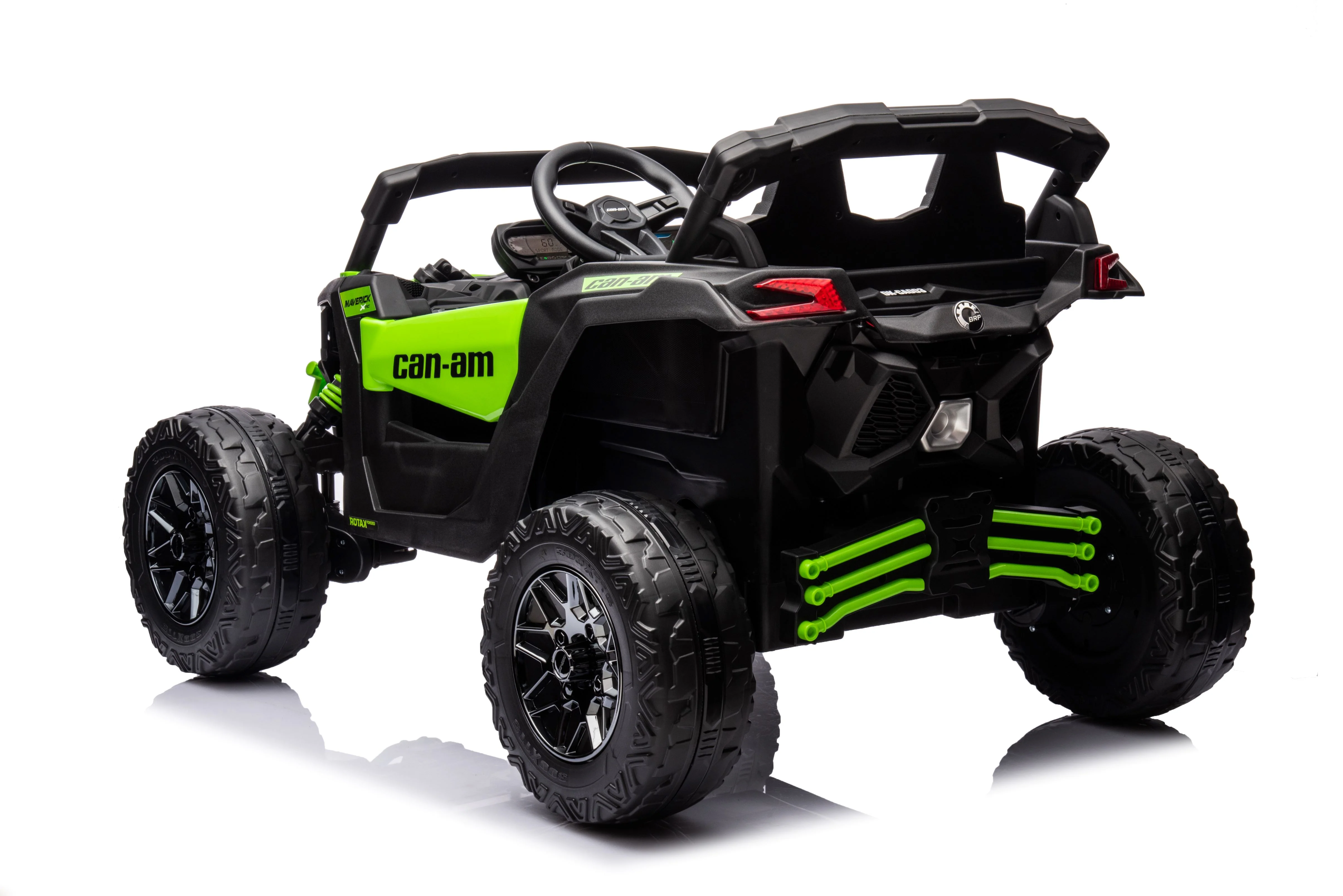 24v Licensed 4x4 Can-Am-800w Maverick Kids Ride on Car, UTV  – Green ETA 10th May 2026 - Image 5