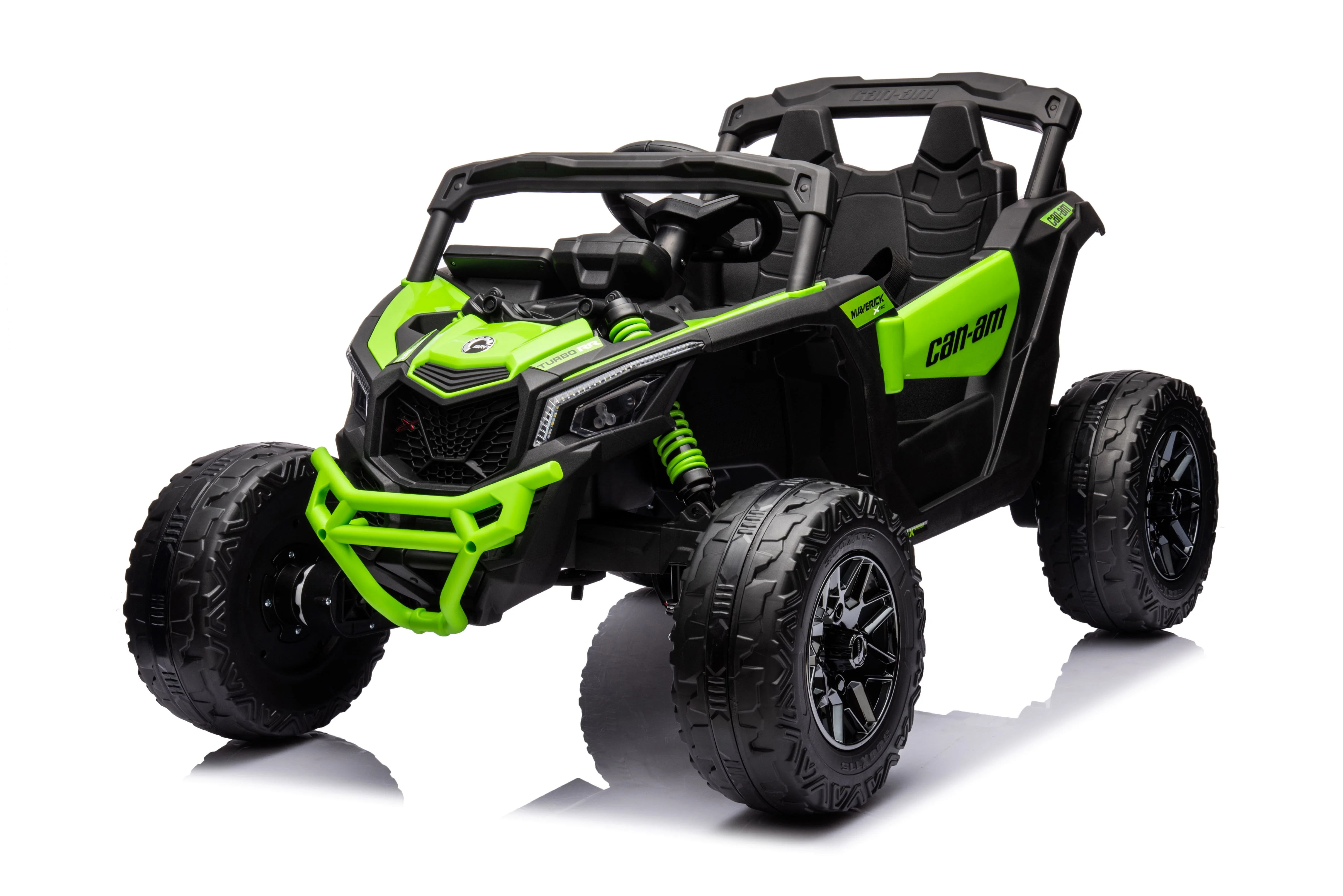 24v Licensed 4x4 Can-Am-800w Maverick Kids Ride on Car, UTV  – Green ETA 10th May 2026 - Image 6
