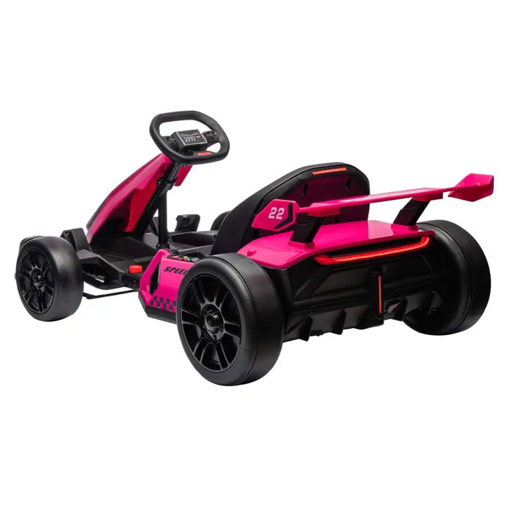 24V Ride on Electric Go Kart with Drift Function – Pink Pre-Order ETA 10 May 2026 - Image 4