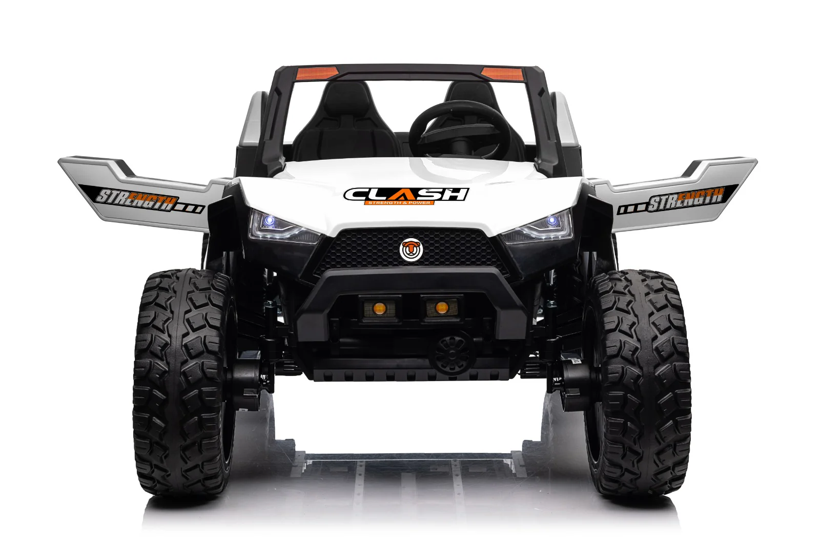 24v x 14 Ah Sahara  Kids Ride on Car, UTV 2-Seater – White Pre-Order ETA 25th April 2026 - Image 3