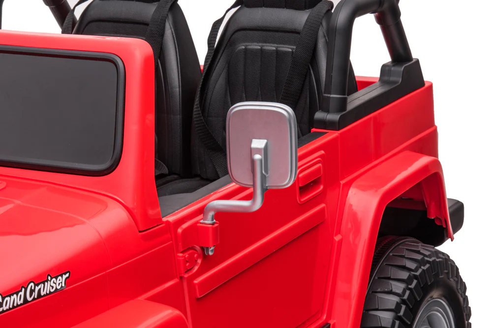 24v licenced Toyota Land Cruiser Jeep 4x4 Ride on Car – Red ETA 10th May 2026 - Image 8