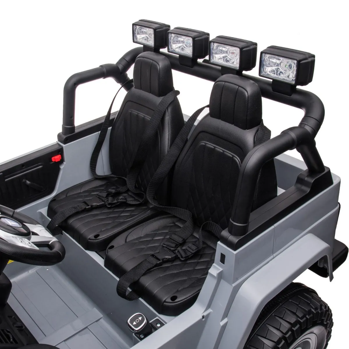 24v licenced Toyota Land Cruiser Jeep 4x4 Ride on Car – Grey ETA 10th May 2026 - Image 14