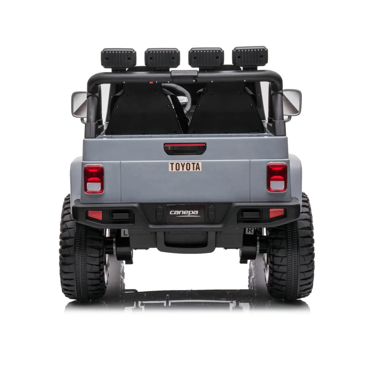 24v licenced Toyota Land Cruiser Jeep 4x4 Ride on Car – Grey ETA 10th May 2026 - Image 5