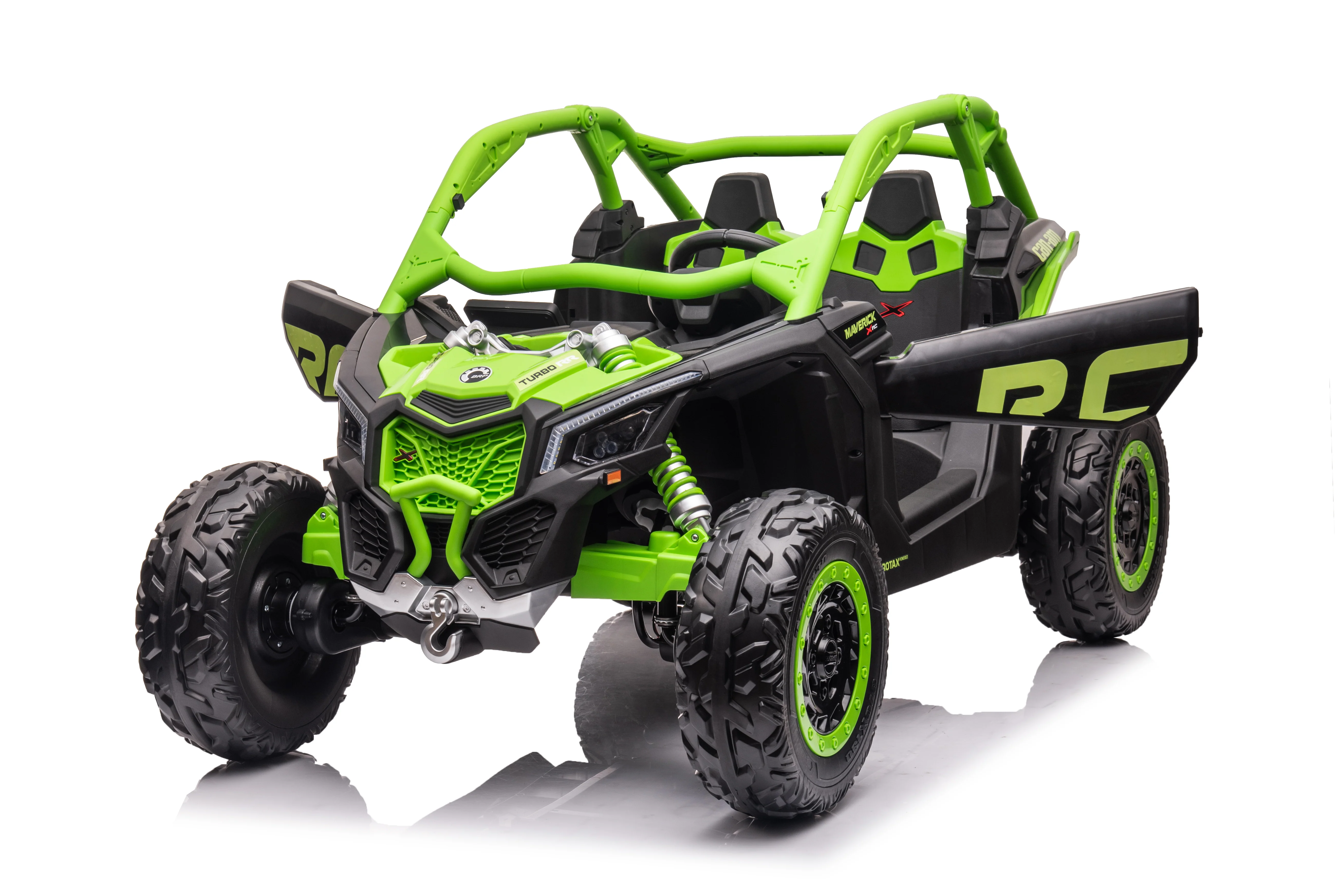 24v x 14 Ah Licensed 4x4 Can-Am-800w RC Kids Ride on Car, UTV 2-Seater –Green ETA 10th May 2026 - Image 8