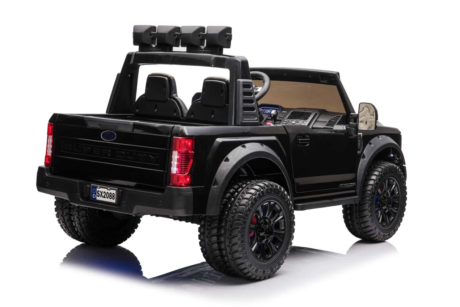 24v licensed Ford Super Duty 4x4 Ride On Car Black Pre-Order ETA 25th April 2026 - Image 4